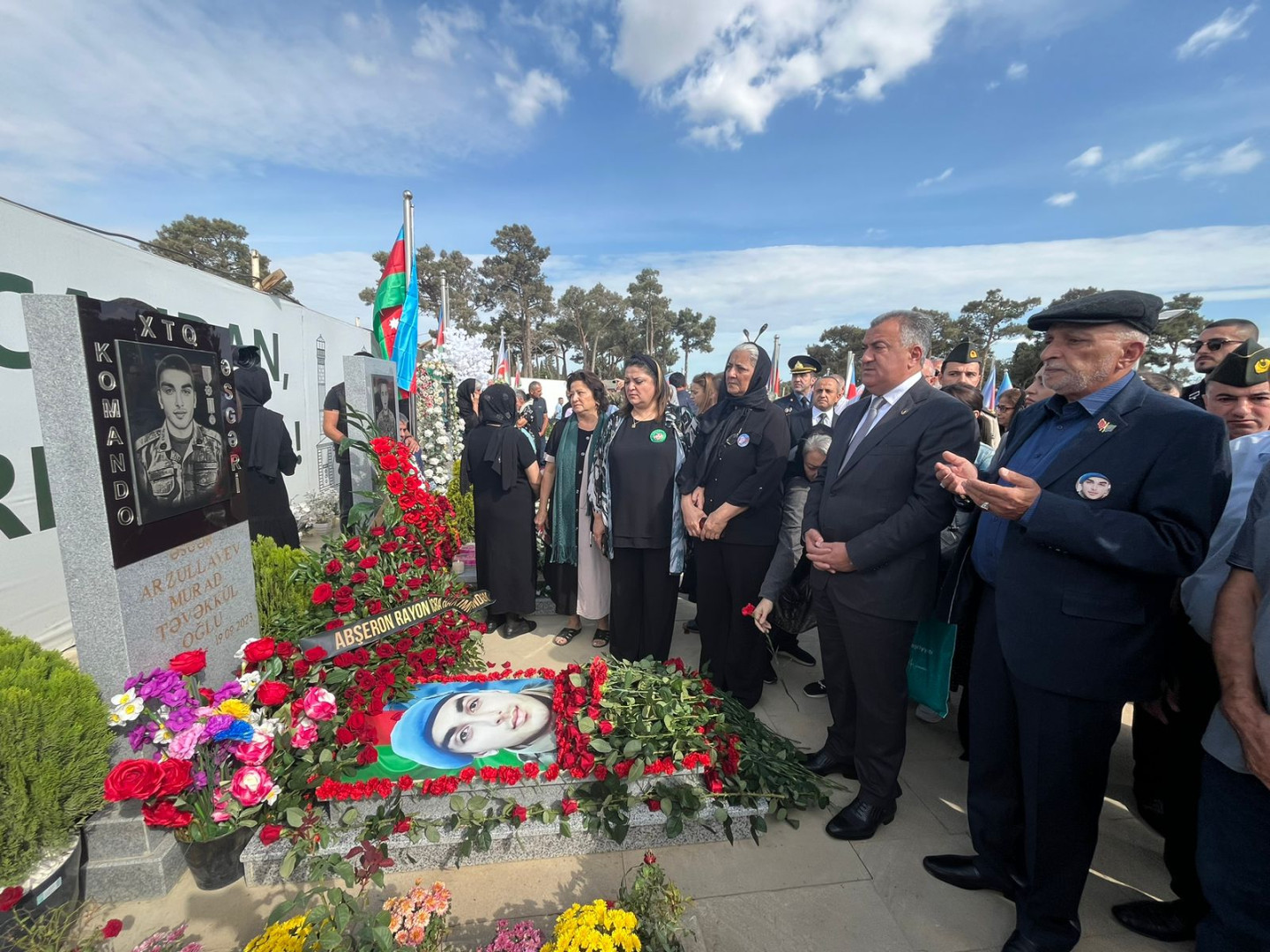 Abşeron rayonunda şəhidlərimiz anım günlərində yad edilib