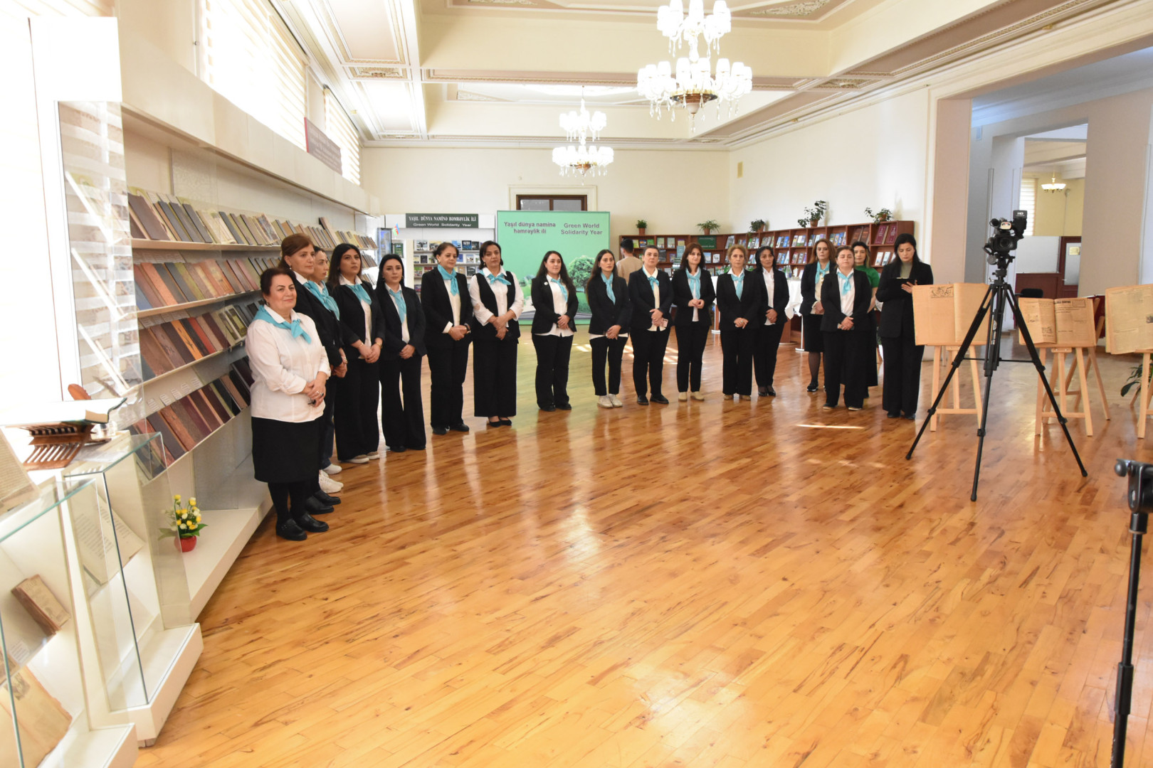 Milli Kitabxanada “Our Ancient Homeland Western Azerbaijan” adlı elektron məlumat bazasının və ənənəvi kitab sərgisinin təqdimatı keçirilib