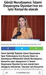 Konya səfəri: Könül Nurullayeva Türkiyənin nüfuzlu KİV-lərinə açıqlama verib