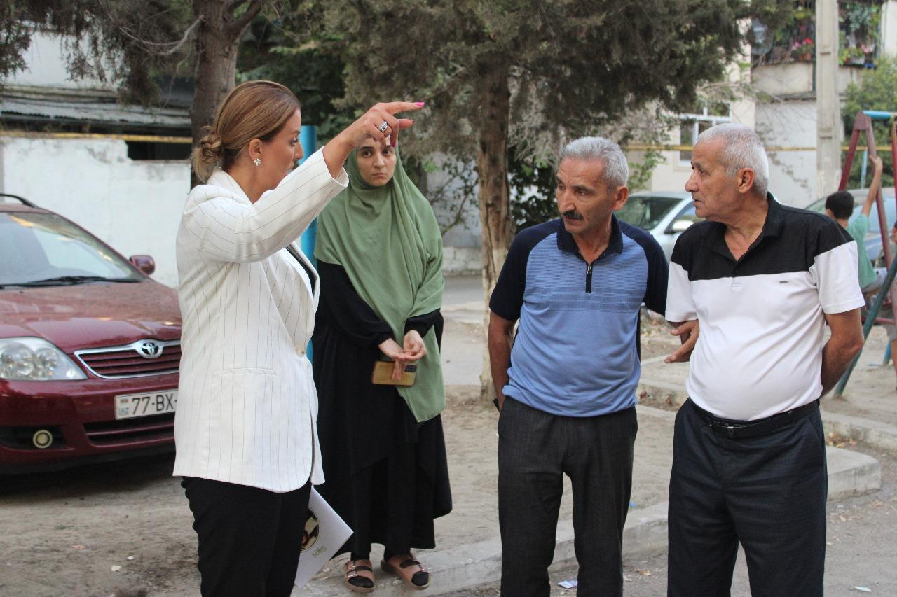 Könül Nurullayeva seçki təbliğat-təşviqat kampaniyası çərçivəsində bir sıra görüşlər keçirib