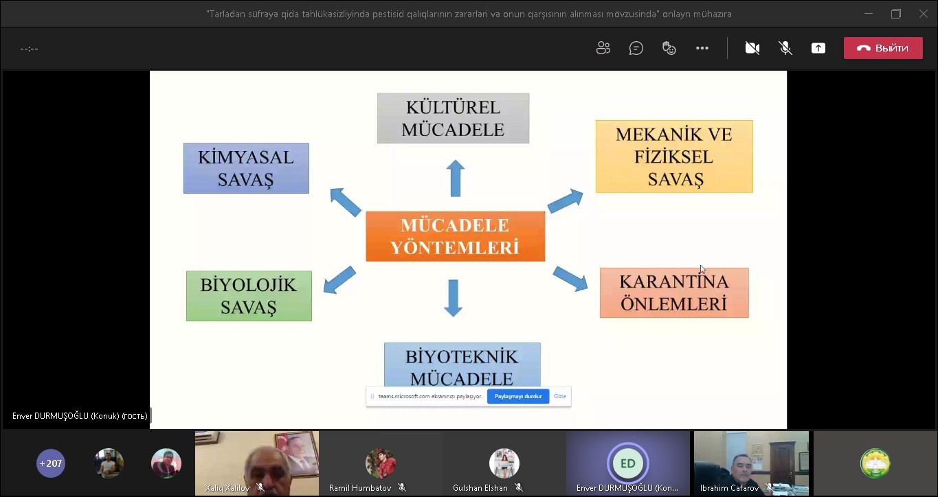 Türkiyənin Ege Universitetinin professoru ADAU tələbələrinə mühazirə söyləyib