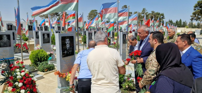 İmamverdi İsmayılov şəhidləri ziyarət etdi, Zəngilan və Qubadlıdan olan şəhid ailələri və qazilərlə görüşdü